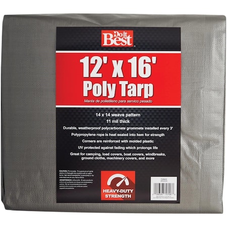All-Source Heavy Duty Tarp, Silver 725633